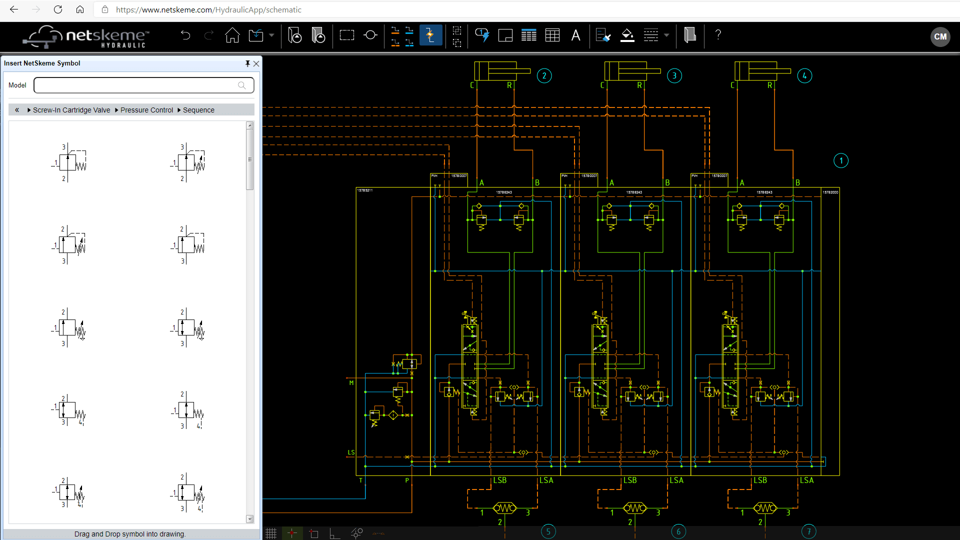 hydraulic circuit design software online